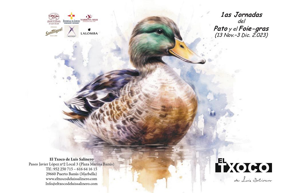 Primeras jornadas del pato y el foie-gras de la Costa del Sol en El Txoco de Luis Salinero