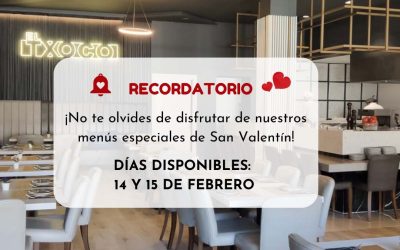 MenúS San Valentín 2026